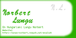 norbert lungu business card